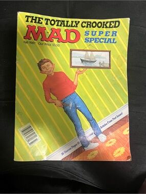 Mad Magazine fall 1987 vintage comic nerdy collection silly funny iconic Whitt